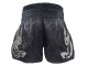 Classic Short de Boxe Thai Femmes : CLS-015 Noir